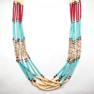 OLDPAWN Santo Domingo 7strand Heishi Necklace  c.1980～