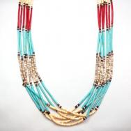 OLDPAWN Santo Domingo 7strand Heishi Necklace  c.1980～