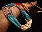 OLDPAWN Santo Domingo 7strand Heishi Necklace  c.1980～