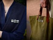 Attr. to【NAVAJO GUILD】Casted Bow Shape Silver Pin  c.1940～