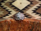 Antique Thunderbird Patched Silver Tourist Ring c.1930～