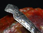 【GARDEN OF THE GODS】 Atq Kachina Stamped Silver Spoon c.1935