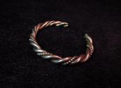 OLDPAWN Twisted Silver Wire Cuff Bracelet  c.1970～