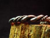 OLDPAWN Twisted Silver Wire Cuff Bracelet  c.1970～