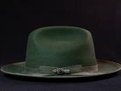 Antique Arrow Shape Silver Small Pin w/PetrifiedWood c.1940～