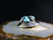 【Frank Patania Sr.】Wheel Shape Pin w/ThreeTurquoise  c.1945～