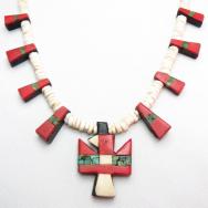 Antique Santo Domingo Small Thunderbird Necklace  c.1930～