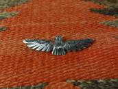 Atq Concho Repouse & Stamped Thunderbird Silver Pin  c.1930～