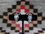 【Frank Patania Sr.】Clip On Earrings w/Turquoise  c.1945～