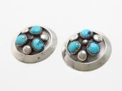 【Frank Patania Sr.】Clip On Earrings w/Turquoise  c.1945～