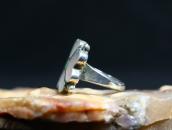 Vtg Zuni 『Desert Rose』 Shell & Turquoise Inlay Ring c.1970～