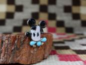 Vintage Zuni "MP"Singed『Mickey』Stone Inlay Ring  c.1965～