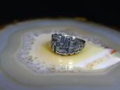 Antique Navajo 卍 Applique Scalloped Edge Tourist Ring c.1930