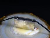 Antique Navajo Stamped Silver Pill Box w/TQ Necklace c.1930～