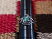 Atq Stamped Arrowhead Face Small Tourist Ring w/TQ  c.1935～
