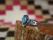 Atq Stamped Arrowhead Face Small Tourist Ring w/TQ  c.1935～