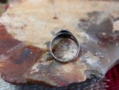 Atq Stamped Arrowhead Face Small Tourist Ring w/TQ  c.1935～