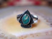 Atq Stamped Arrowhead Face Small Tourist Ring w/TQ  c.1935～