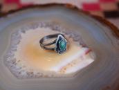 Atq Stamped Arrowhead Face Small Tourist Ring w/TQ  c.1935～