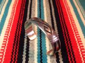 【Victor Coochwytewa】 Hopi Overlay Cuff Bracelet  c.1960  1