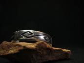 【Victor Coochwytewa】 Hopi Overlay Cuff Bracelet  c.1960  1