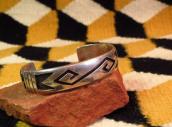 【Victor Coochwytewa】 Hopi Overlay Cuff Bracelet  c.1960  2