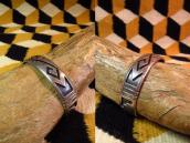 【Victor Coochwytewa】 Hopi Overlay Cuff Bracelet  c.1960  2