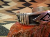【Victor Coochwytewa】 Hopi Overlay Cuff Bracelet  c.1960  2
