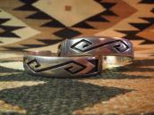 【Victor Coochwytewa】 Hopi Overlay Cuff Bracelet  c.1960  2