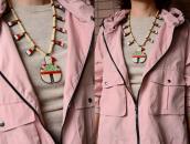 Atq Kewa Naja Shape Thunderbird/Batterybird Necklace c.1940～