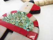 Atq Kewa Naja Shape Thunderbird/Batterybird Necklace c.1940～