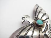 【UITA3】Vtg Navajo Thunderbird Shaped Small Pin w/TQ c.1945～