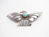 【UITA3】Vtg Navajo Thunderbird Shaped Small Pin w/TQ c.1945～