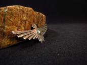 Atq Repoused & Stamped Silver Thunderbird Shaped Pin c.1930～