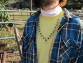 Antique Kewa/SantoDomingo Tub Depression Necklace  c.1930～