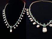 Antique Kewa/SantoDomingo Tub Depression Necklace  c.1930～