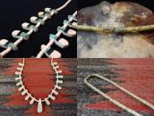 Antique Kewa/SantoDomingo Tub Depression Necklace  c.1930～