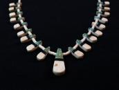 Antique Kewa/SantoDomingo Tub Depression Necklace  c.1930～