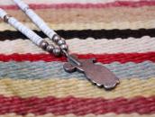Old Zuni Heishi Necklace w/Chip Inlay 『Mickey』 Top  c.1980～
