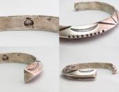 【Mark Chee】Navajo Heavy TriangleWire Cuff Bracelet c.1950～ 1