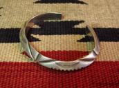 【Mark Chee】Navajo Heavy TriangleWire Cuff Bracelet c.1950～ 1
