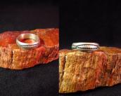 OLDPAWN Veiner Stamped Silver Ring  c.1990～