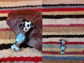 Vintage Zuni Multi-Stone Inlay 『Mickey』 Top Necklace c.1975～