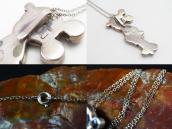 Vintage Zuni Multi-Stone Inlay 『Mickey』 Top Necklace c.1975～