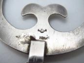 【NAVAJO GUILD】Squash Blossom Naja Necklace in Silver c.1950