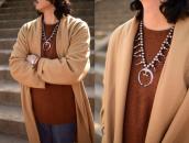 【NAVAJO GUILD】Squash Blossom Naja Necklace in Silver c.1950