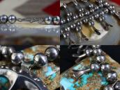 【NAVAJO GUILD】Squash Blossom Naja Necklace in Silver c.1950