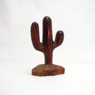 Carved Ironwood Cactus objet X Small 7
