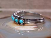 Vintage Navajo Turquoise Row Heavy Cuff Bracelet  c.1925～