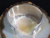 Attr.to【NAVAJO GUILD】Chiseled Ingot Silver Wide Cuff c.1935～